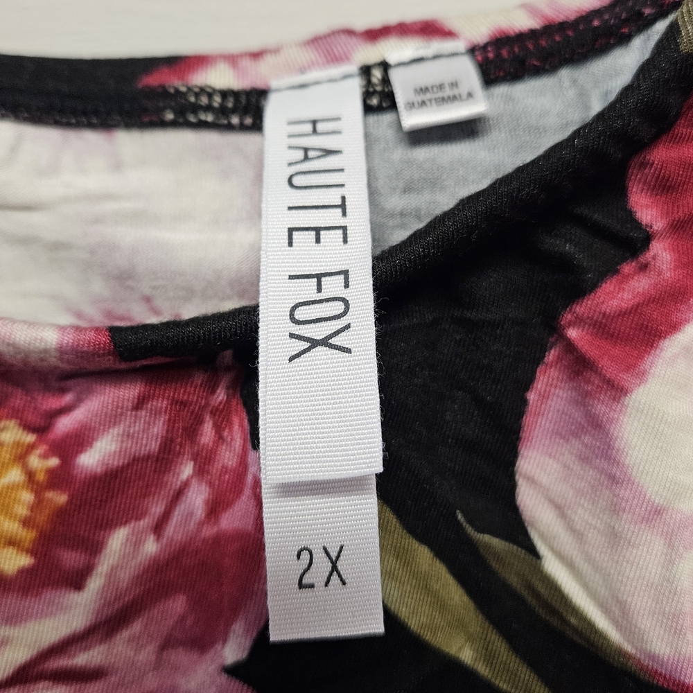 Off Shoulder Floral Bodycon Dress – Plus Size | NEW - Picture 3 of 7